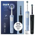 Produktbild: Oral-B Vitality Pro Duo Elektrische Zahnbürsten Set 1 Schwarz Und 1 Blau