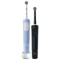 Produktbild: Oral B VITALITY PRO Duo Gift Edition Elektrische Zahnbürste Azzurro e Ne