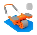 Produktbild: RAIKOU Bauchtrainer Mit Kniematte, Fitnessband & Unterarmtrainer (3-St., 29 x 26 x 17 cm), Rückentrainer Fitnesstraining
