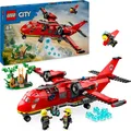 Produktbild: LEGO City Löschflugzeug, Feuerwehr-Set mit Flugzeug-Spielzeug für Kinder, Bauset mit 3 Feuerwehrmann-Figuren und Brandkulisse, tolle Geschenk-Idee für Jungen und Mädchen ab 6 Jahren 60413