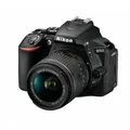 Produktbild: Nikon D5600 Kit Spiegelreflexkamera 18-55mm Objektiv, 24.2 Megapixel, Schwarz - Schwarz