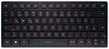 Produktbild: CHERRY KW 9200 MINI USB, Funk, Bluetooth Tastatur Deutsch, QWERTZ Schwarz Abnehmbares Kabel