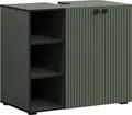 Produktbild: trendteam Bad Waschbeckenunterschrank Pure Bliss Grün Melamin B/H/T ca. 90/79/53 cm