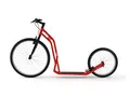 Produktbild: Yedoo Five Tretroller - bis 130 kg, Kickscooter mit Luftreifen 26/20 - Roller Scooter für Erwachsene, Dogscooter (red)