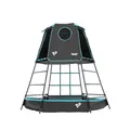 Produktbild: TP Toys Explorer Metal Climbing Frame Black Edition - Outdoor & Garden Den, Adventure Playmat & Cargo Net Entrance Gardens, Outdoor Toys for Kids, Suitable for Kids Aged 3-12 Years