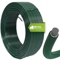 Produktbild: Fepro® Spanndraht 3,1 mm x 88 m, grün, verzinkt und kunststoffbeschichtet - witterungsbeständig, ideal für Maschendraht, Wildzaun, Garten oder basteln