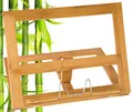 Produktbild: WEDO 2113107 Buchständer Holz Bambus braun große Ausführung, 34 x 26 x 4,7 cm