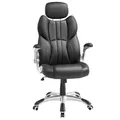 Produktbild: SONGMICS Bürostuhl, Gaming-Stuhl, verstellbare Kopfstütze, Wippfunktion, Schreibtischstuhl, verstellbare Armlehnen, Universalrollen, höhenverstellbar, tintenschwarz OBG65BK