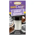 Produktbild: BackDecor Silber Puder 7 g Silberstaub mit Glitzereffekt essbarer glänzender ...