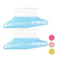 Produktbild: Kleiderbügel kinder Rutschfeste Kinderbügel bunt stapelbar Samtbügel für Kinder