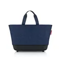 Produktbild: reisenthel shoppingbasket - Lässiger Einkaufsbegleiter mit hoher Funktionalität, Couleur:herringbone dark blue