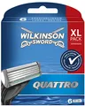 Produktbild: Wilkinson Sword Quattro Rasierklingen für Herren Rasierer, 6 St