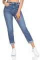 Produktbild: Hailys Damen Jeans high Waist Weite Passform 5-Pockets leichte Waschung, Farben:Blau-2, Größe:XS