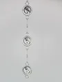 Produktbild: formano Fensterdeko Hänger Yin-Yang 114cm Silber Metall Fensterschmuck Hängedeko