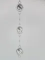 Produktbild: formano Sammelfigur Fensterdeko Hänger Yin-Yang 114cm Silber Metall Fensterschmuck