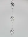 Produktbild: formano Fensterdeko Hänger Yin-Yang 114cm Silber Metall Fensterschmuck Hänger
