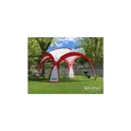 Produktbild: Swing&Harmonie LED Event Pavillon 3,6 x 3,6m DomeShelter Garten Pavillion inkl. Solarmodul Pavilion Designer Gartenzelt Camping Pavilon Partyzelt mit Beleuchtung - versch. Ausführungen