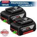 Produktbild: 2X 5,0Ah 18Volt Akku für Bosch 18V Professional GBA GSR GSB BAT618 BAT609 BAT620