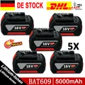Produktbild: 5X 5Ah Original Akku für Bosch 18V Professional GBA GSR GSB BAT618 BAT609 BAT620