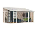 Produktbild: Palram - Canopia Aluminium Kaltwintergarten Sanremo Weiß 277x546x310 cm