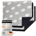 Produktbild: ® Aktivkohlefilter Dunstabzugshaube | 2er Pack | Fettfilter Flach + Kohlefilt...