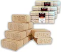 Produktbild: PINI 30 kg Holzbriketts 100% Buche Hartholzbriketts RUF Kamin Ofen Grill Feuerstelle Brennholz, 36 Briketts