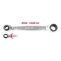 Produktbild: KS Tools 4 in 1 GEARplus umschaltbar Doppel-Ratschenringschlüssel, 30x32x34x36mm