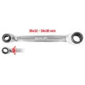 Produktbild: KS TOOLS 4 in 1 GEARplus umschaltbar Doppel-Ratschenringschlüssel, 30x32x34x36mm