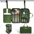 Produktbild: Camping Küchenhelfer Set mit wasserdichte Tasche für Camping Kochgeschirr,Cam...