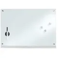 Produktbild: Zeller Present Memoboard, Weiß, Glas, 60x40x1.6 cm, Dekoration, Magnettafeln & Pinnwände, Memoboards