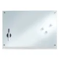 Produktbild: Zeller Present Magnettafel Magnetische Glastafel MEMO + 3 Magnete im Set, 60x40 cm, ZELLER