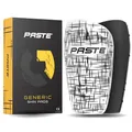 Produktbild: PASTE ® Schienbeinschoner Fußball für Herren, Damen & Kinder Generic Weiß - Shin Pads für Fussball-Stutzen, zum Einstecken - Schienbein-Schützer Shin Guards rutschfest, dünn mit Polster