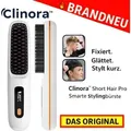 Produktbild: ClinoraTM Short Hair Pro – Smarte Stylingbürste für präzises Kurzhaar-Styling: Weiß