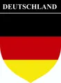 Produktbild: Hermann Schütz Aufkleber Wappen Deutschland 85x65mm