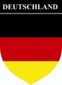 Produktbild: Hermann Schütz Aufkleber Wappen Deutschland 85x65mm  Aufkleber