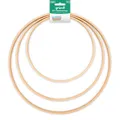 Produktbild: Gründl DIY Bambus-Ringe 205 mm 260 mm 305 mm  Kurzwaren