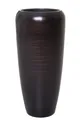Produktbild: Pflanzkübel Pflanzgefäß Bodenvase exklusiv CAVITA 75 cm Schwarz Braun Seidenmatt