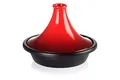 Produktbild: Le Creuset Gusseisen-Tagine, Rund, Ø 27 cm, Für alle Herdarten, Induktion und Backofen geeignet, Kirschrot, 25138270600422