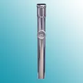 Produktbild: LORO X innenbeschichtetes Regen Standrohr verzinkt Reinigung DN 100x1000mm rund