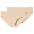 Produktbild: Schiesser Hipster 2er Pack 95/5 Organic (Spar-Set, 2-St) Hipster - Baumwolle - Besonders flache Nähte und supersofter Bund braun 44