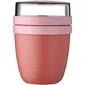 Produktbild: Mepal Müslibecher Lunchpot Ellipse mini, Vivid mauve, Kunststoff, 300 + 120ml