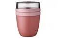 Produktbild: Mepal Lunchbox Lunchpot mini Ellipse, 300 + 120 ml, Vivid Mauve, Polypropylen (PP), PCTG, Praktischer Müslibecher, Joghurtbecher, To Go Becher