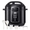 Produktbild: Midea MPC802SAMK Slow Cooker, 8 l, schwarz, 1000 W
