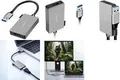 Produktbild: LogiLink USB 3.0 - HDMI Video Adapter, grau Anschluss 1: USB-A 3.0 Stecker, Anschluss 2: HDMI-A Kupplung - 1 Stück (UA0233A)