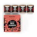 Produktbild: Scharf, scharf - noch schärfer Gewürzset | mit Cayenne Pfeffer gemahlen, Chili Chipotle Pulver, Birds Eye Chili ganz & Habanero Chili Pulver | vom Achterhof