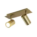 Produktbild: Trio Deckenstrahler  2-flammig  altmessing   , gold , Maße (cm): B: 30 H: 15 T: 9.0