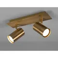 Produktbild: Deckenstrahler marley Altmessing 2-flammig, Breite 30cm