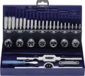 Produktbild: Exact Eventus by 10711 Gewindeschneidsatz 32teilig HSS metrisch M3, M4, M5, M6, M8, M10, M12