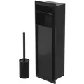 Produktbild: LuxeBath Unterputz-Schrankmodul WC aus Edelstahl Schwarz 60x20x10 cm