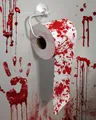 Produktbild: Horror-Shop Dekoobjekt Blutiges Toilettenpapier als Scherzartikel 2-lagig